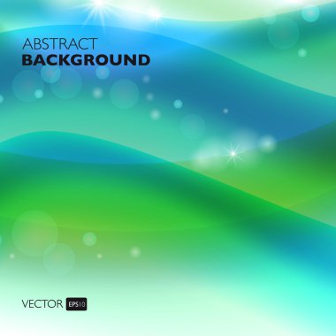 dalgalarla soyut vektör arkaplanı. 