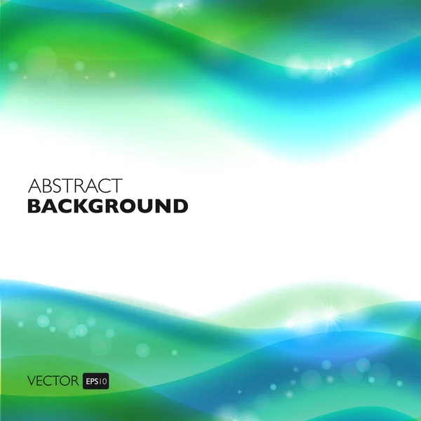 Vector abstract background with waves. — Stock Vector