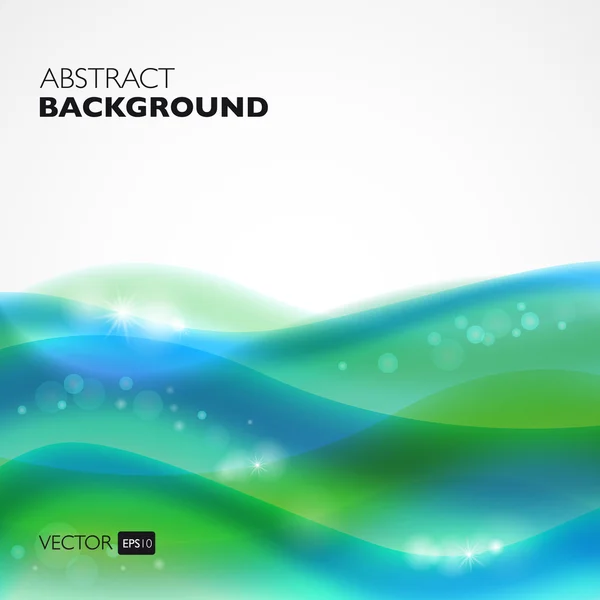 Vector abstract background with waves. — Stock Vector
