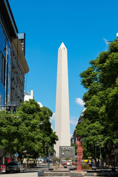 Obelisco (Obelisk), Buenos Aires Argentina — Stock fotografie