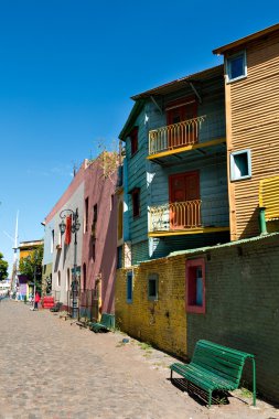 La Boca, renkli mahalle, Buenos Aires Arjantin