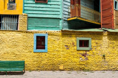 La Boca, renkli mahalle, Buenos Aires Arjantin