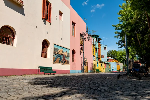 La Boca, kleurrijke wijk, Buenos Aires Argentinië — Stockfoto