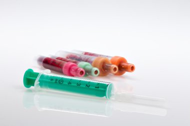 Kan testi, kan örnekleri laboratuvar form üzerindeki