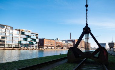 Yaratıcı iskele, Vestfalya 'nın Muenster limanındaki trend bölge.