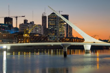 Buenos Aires Arjantin Puerto Madero (gioca) modern bir parçası