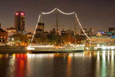 Buenos Aires Arjantin Puerto Madero (gioca) modern bir parçası