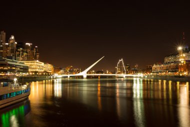 Buenos Aires Arjantin Puerto Madero (gioca) modern bir parçası