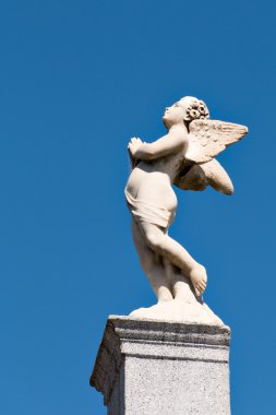 Melek heykel, Recoleta mezarlığı, Buenos Aires Arjantin