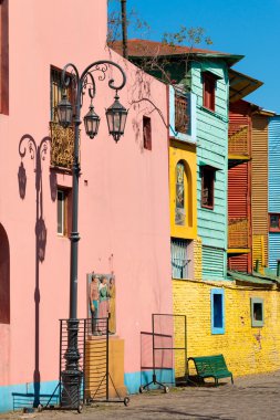 La Boca, renkli mahalle, Buenos Aires Arjantin