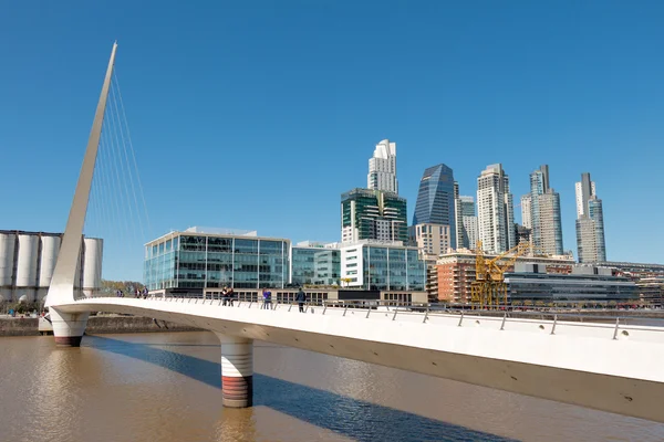 Puerto Madero (haven) moderne deel van Buenos Aires Argentinië — Stockfoto