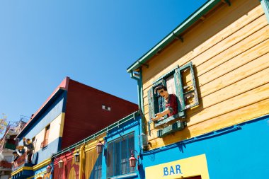 La Boca, renkli mahalle, Buenos Aires Arjantin