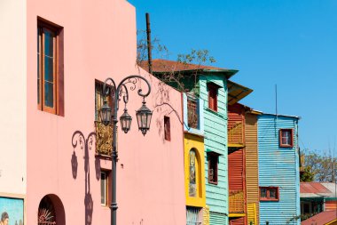 La Boca, renkli mahalle, Buenos Aires Arjantin