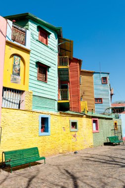 La Boca, renkli mahalle, Buenos Aires Arjantin