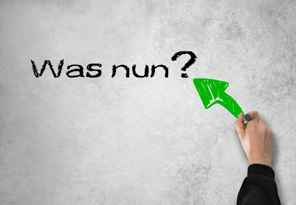 Wat nu (Was non?) — Stockfoto