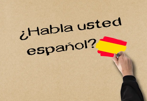 スペイン語を話しますか？ — ストック写真