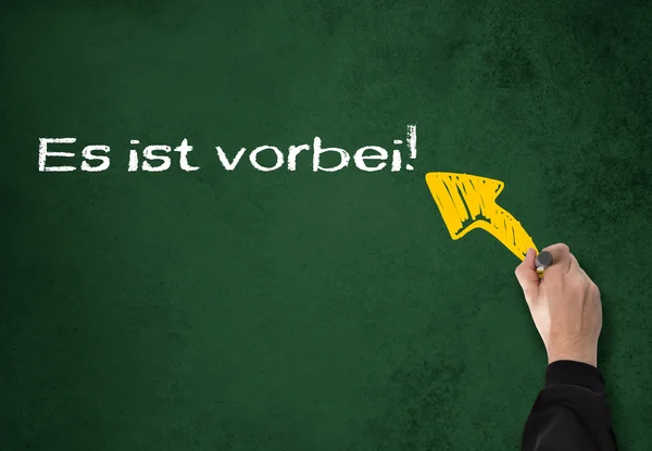 Het is over (Es ist vorbei!) — Stockfoto