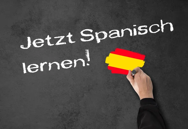 Spanyolul tanulni most! — Stock Fotó