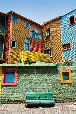 La Boca, renkli mahalle, Buenos Aires Arjantin