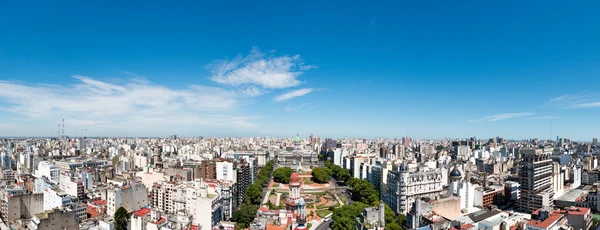 Панорама, конгрес Аргентини нації — стокове фото