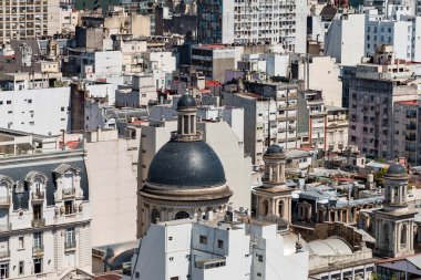 Çatılar ve cupolas, Buenos Aires Arjantin
