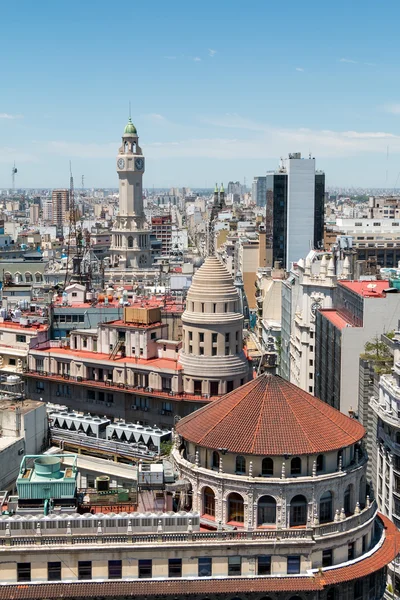 Обзор центра Буэнос-Айреса — стоковое фото