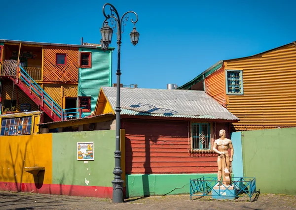 La Boca, kleurrijke wijk, Buenos Aires Argentinië — Stockfoto