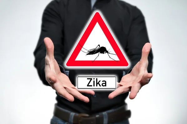 Небезпека, Zika вірус — стокове фото