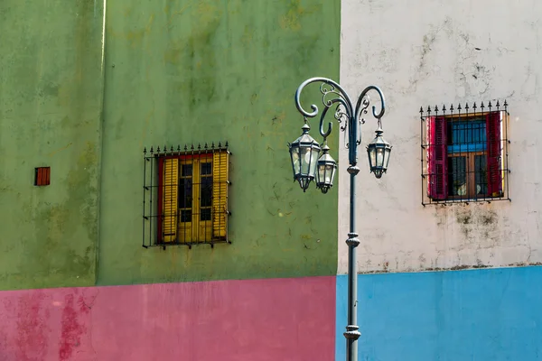 La Boca, барвисті околиці, Аргентинський Буенос-Айреса — стокове фото