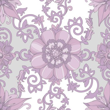 Beautiful elegant floral design clipart