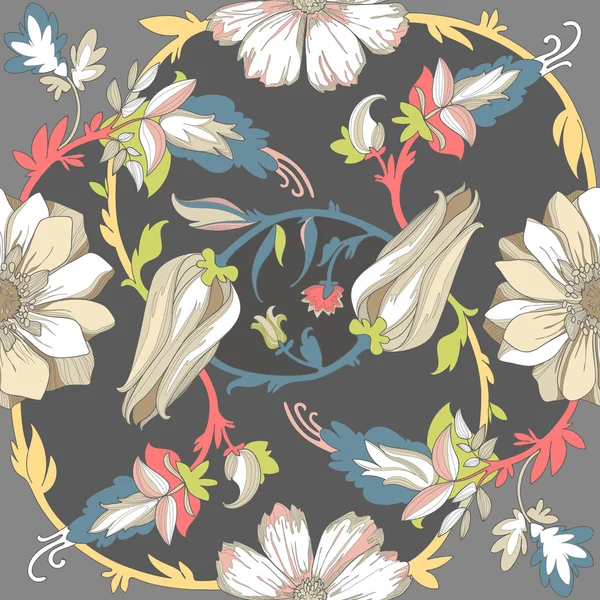 Floral seamless pattern. — Stock Vector