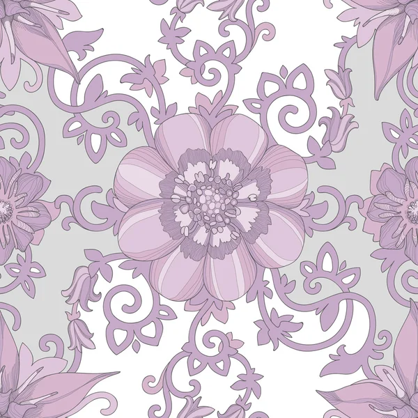 Mooie elegante bloemdessin — Stockvector