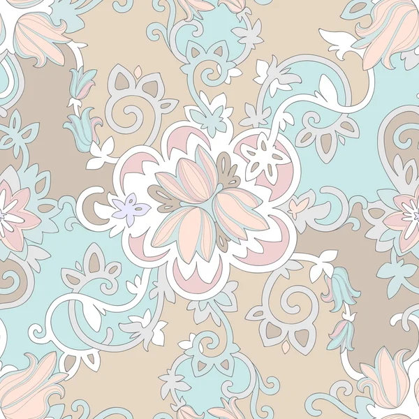 Beautiful elegant delicate floral pattern — Stock Vector