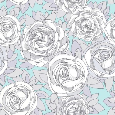 Vintage gül duvar kağıdı.