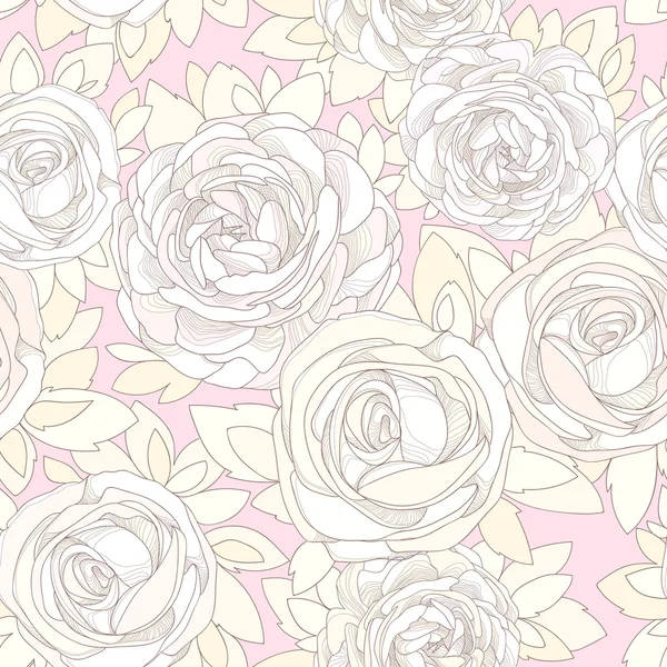 Vintage rose achtergrond. — Stockvector