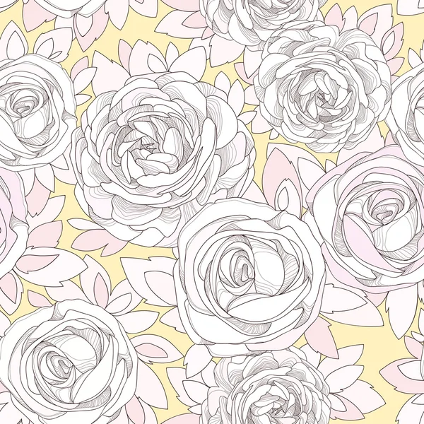 Vintage papier peint rose . — Image vectorielle