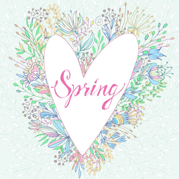 Весенняя открытка
