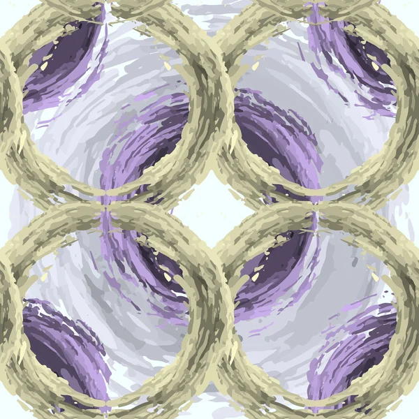 Naadloze patroon met abstracte lijnen, cirkels. Vectorbeelden