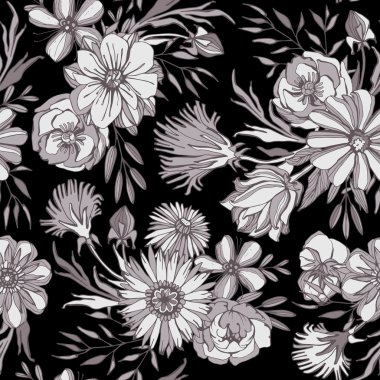 Kusursuz çiçek deseni. 