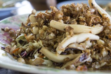 derin kızarmış kalamar kalamar 