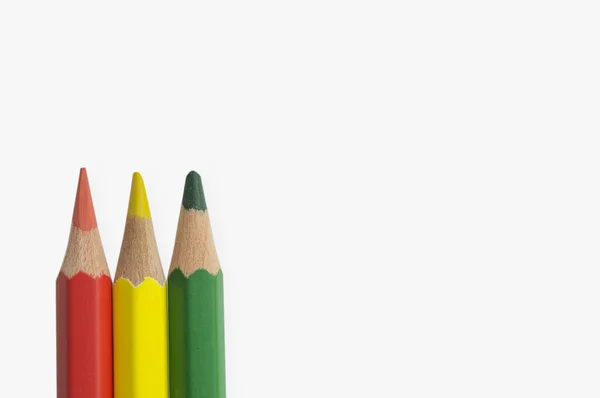 Kleurrijke potlood achtergrond palet kleurgroep — Stockfoto