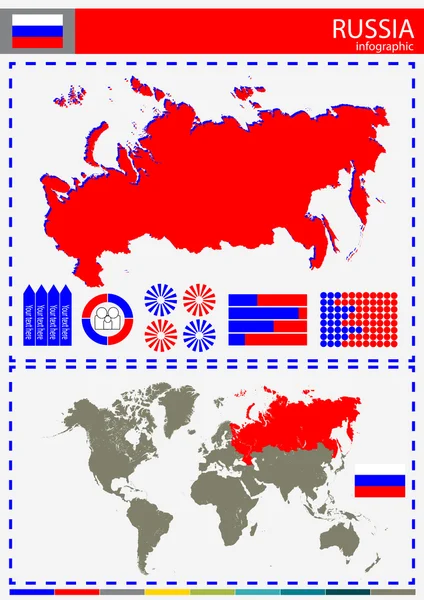 Vector Rusland illustratie land natie nationale cultuur conce — Stockvector