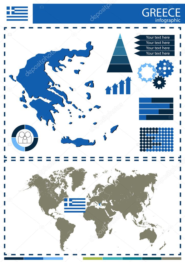 vector Greece illustration country nation national culture conce