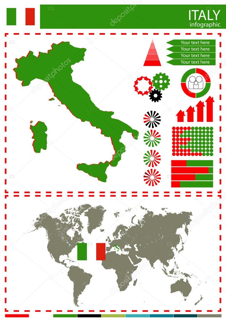vector Italy illustration country nation national culture concep
