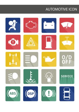 Otomotiv simge araba Pano araç hız göstergesi konsepti