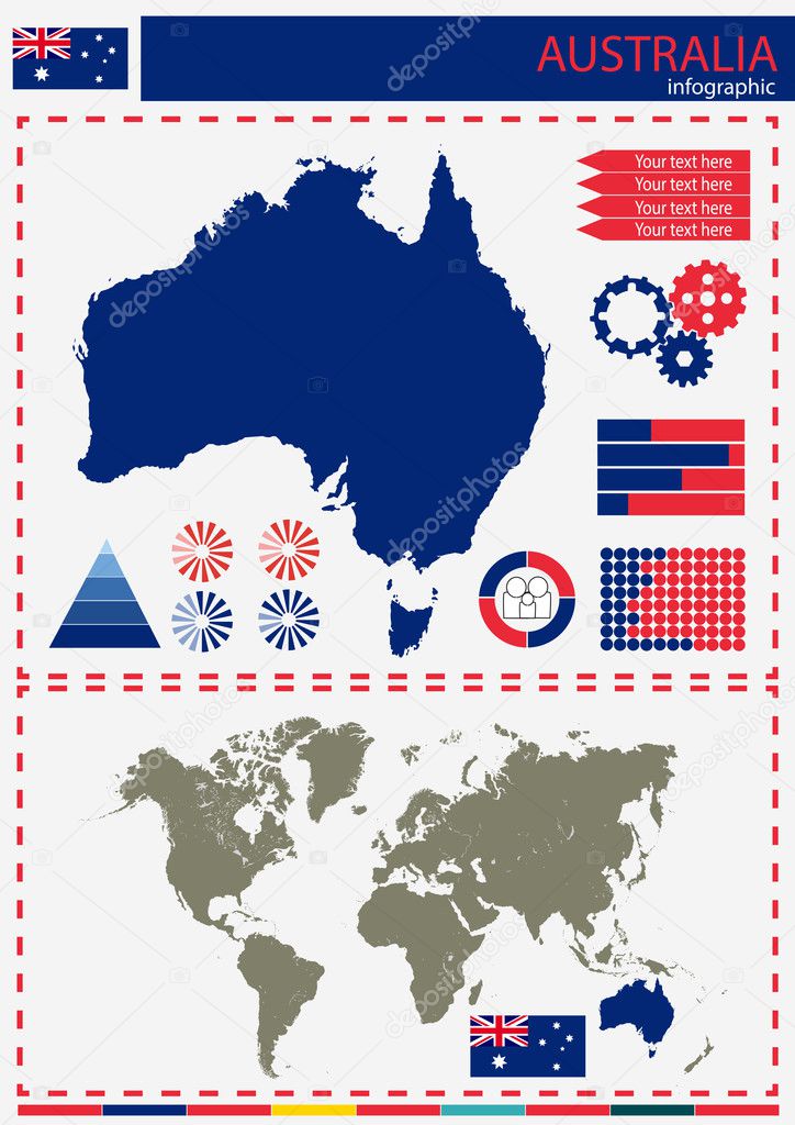 vector Australia illustration country nation national culture co