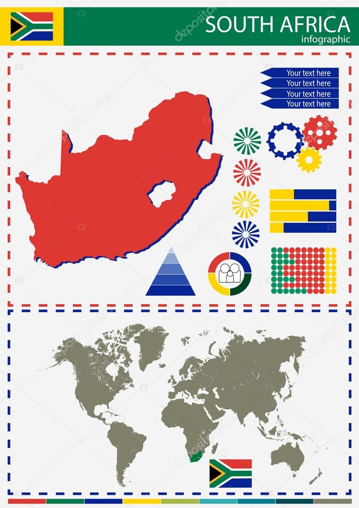 vector South Africa illustration country nation national culture