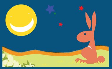 vektör poster arka plan tavşan çocuk çocuk kavramı kitap