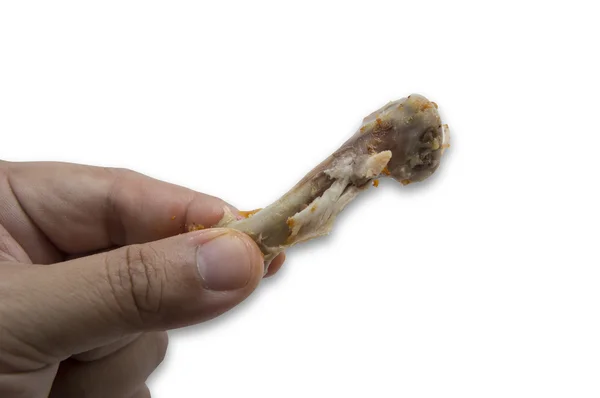 鶏のモモ肉のスパイス揚げ焼くスナック ホット ハーブ コンセプト — ストック写真