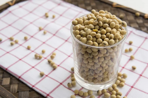 Soya süt tahıl natual vegan Asya diyet kavramı 